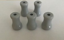  Gloss grey small Venetian / Roman  Blind cord Acorns  - Light Pulls