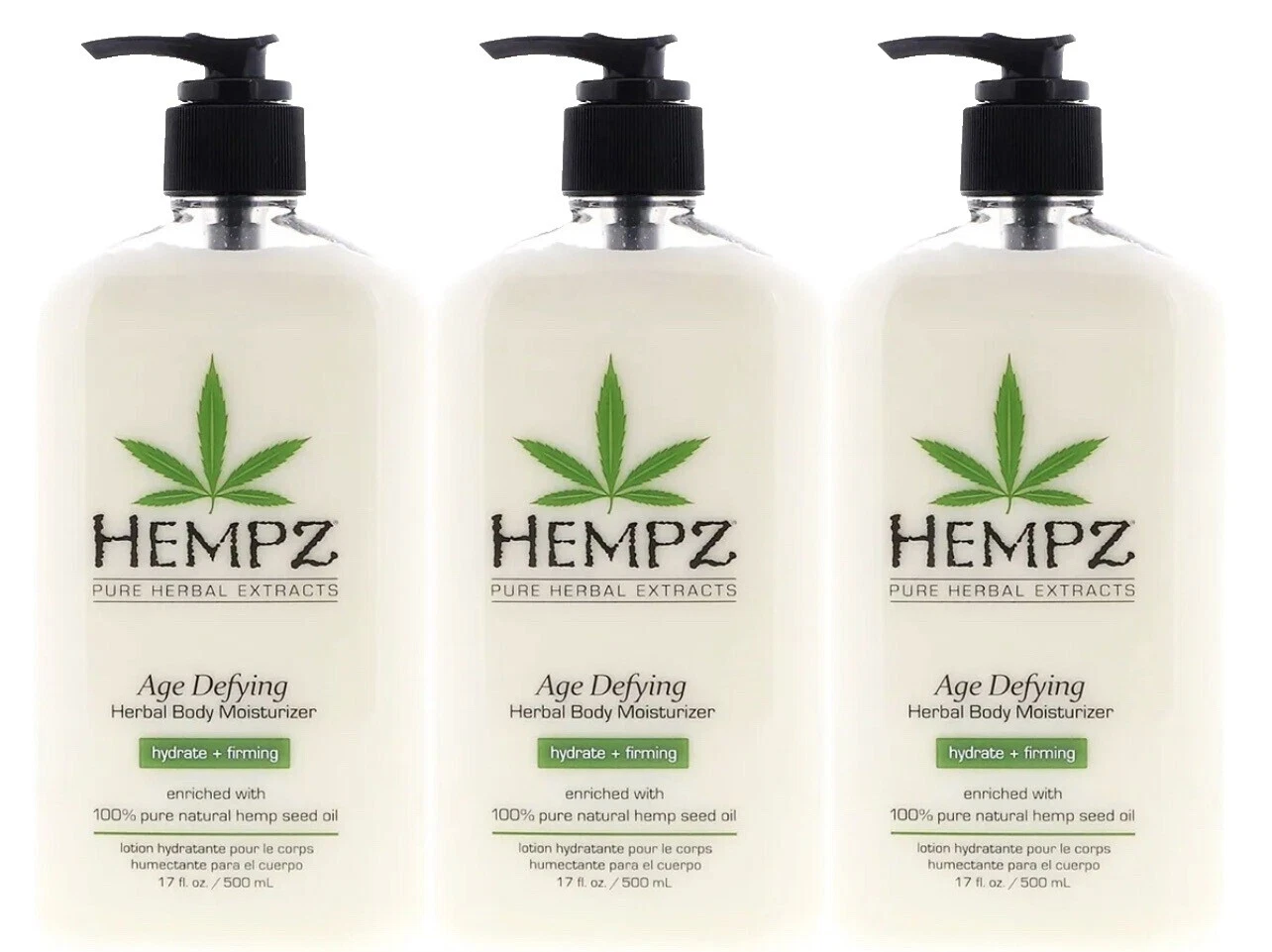 Cremas hidratantes Hempz Loción Anti-envejecimiento