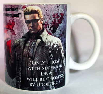 ALBERT WESKER ZITATE - Kaffeebecher Tasse - Resident Evil - Biohazard 2 3 4 5 6 7