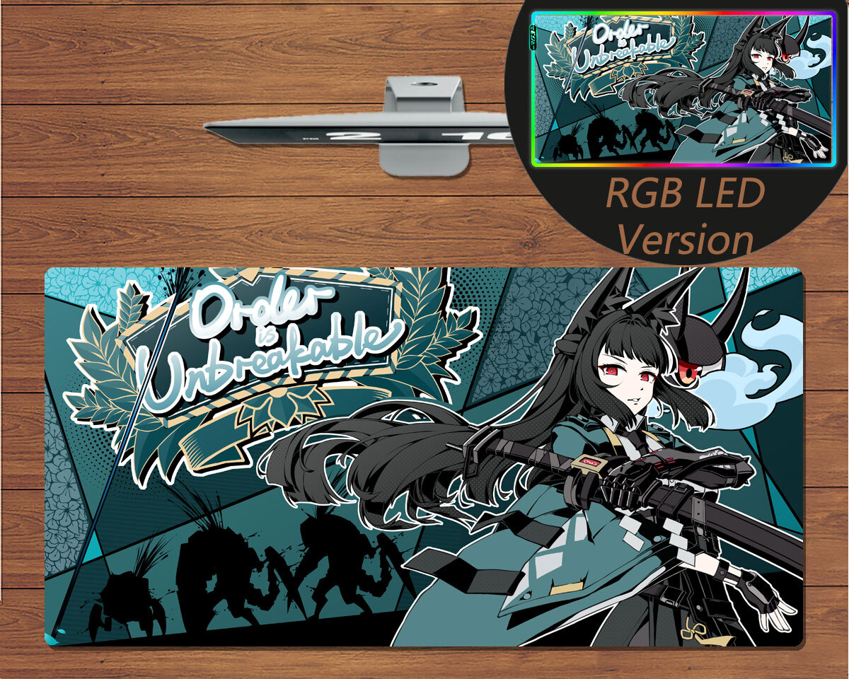 RGB LED Large Mouse Pad Zenless Zone Zero ZZZ Hoshimi Miyabi