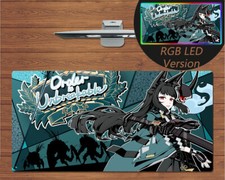 RGB LED Large Mouse Pad Zenless Zone Zero ZZZ Hoshimi Miyabi Gaming Mat Mousepad