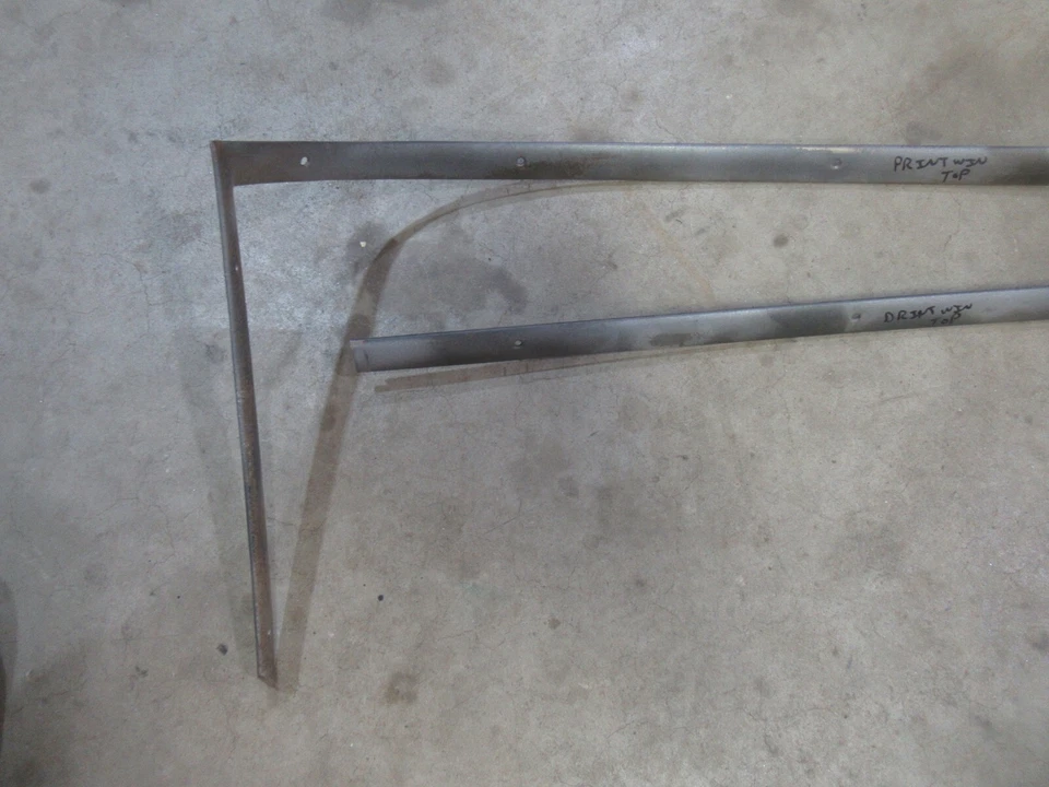 1954 Cadillac Series 62 4 door sedan interior rear window top side garnish trim - Image 2 of 4