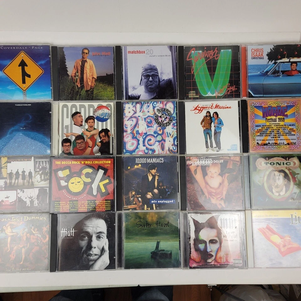 x20 CDs Rock Genre Music Assorted Lot Alternative / Classic / Rock etc... Foto 4 de 4