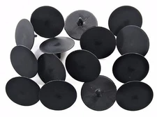 FORD Hood Insulation Pad Retainer Clips- Fits 1/4" Hole- 1-3/4" Dia- 15pcs- #098