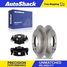 Rear Brake Rotors Calipers Black for Jeep Patriot Compass Dodge Avenger V6