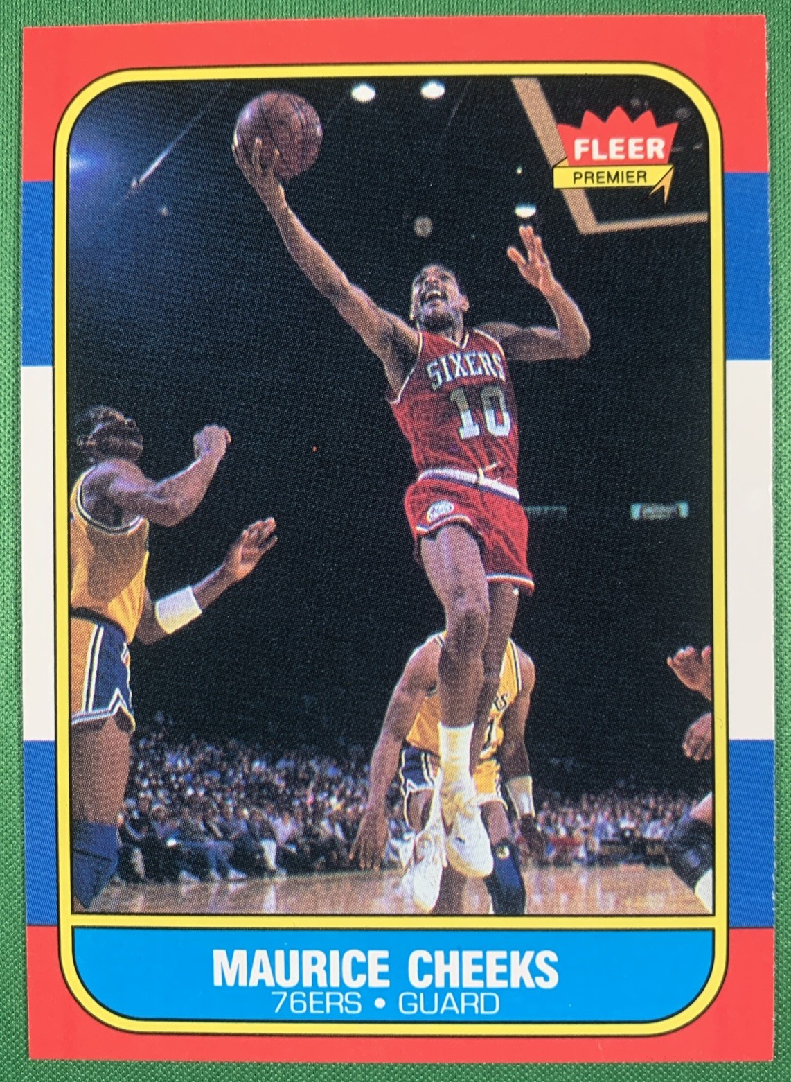 1986-87 Fleer Basketball #16 Maurice Cheeks Philadelphia 76ers HOF