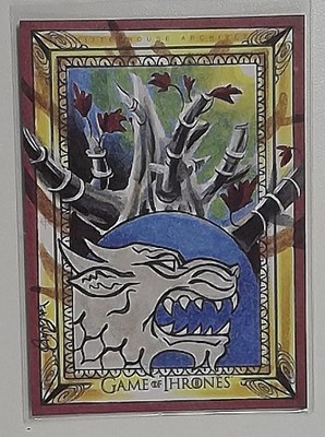 2025 Achilleas Kokkinakis: The Great Houses: SketchaFEX Sketch Card