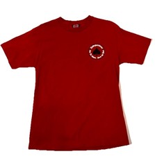 Thrasher x Independent | Oath - Men’s Size Small T-Shirt | Red Skateboarding