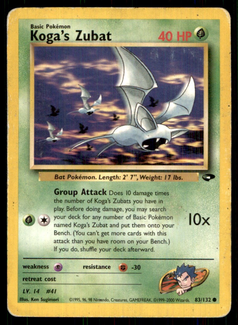 2000 Gym - Challenge Koga’s Zubat Basic/Common #83