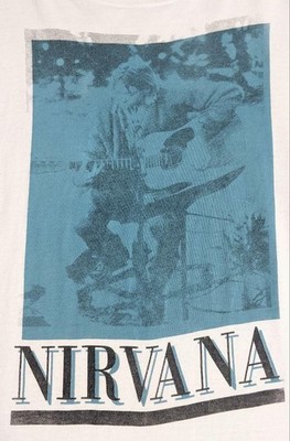 Nirvana Kurt Cobain Vintage 90s Band T-Shirt US Made Used Rare | eBay