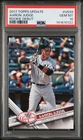 2017 Topps Update Aaron Judge #US99 Rookie Debut Card PSA 10 GEM MINT