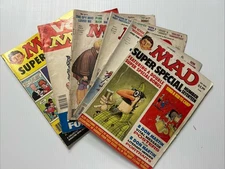 Vintage Mad Magazine Lot (6) #17 1975 + Jun 78, Sep 79, Mar 80, Sep 80, Fall 81