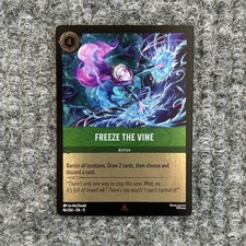 Disney Lorcana Winterspell Freeze the Vine 96/204 Rare Foil NM
