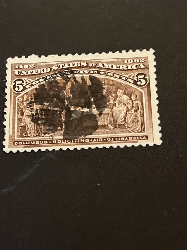 US #234 Used Columbian Stamp CV$8.50- Lot A-83933