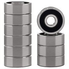 10 Pack 625-2RS Ball Bearings, 5x16x5mm, Double Sealed, Deep Groove, ABEC 3