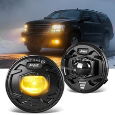 Yellow LED Fog Lights for 2007-2013 Chevy Avalanche/Suburban/GMC Acadia/Ford ...