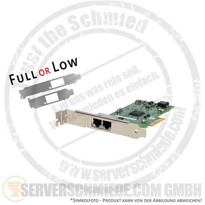 Intel i350-T2 2x 1GbE Dual Port Network LAN Ethernet PCIe x4 Controller