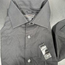 PRONTO UOMO 16 32/33 Black Dress Shirt