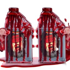 2 Packs Fake Blood, 16oz Each Halloween Liquid Blood, Stage Blood for Halloween