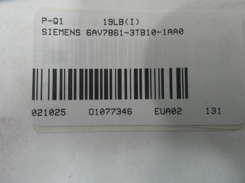 Siemens 6AV7861-3TB10-1AA0 Simatic Flat Panel 19in Touch - 第 5/5 張圖片