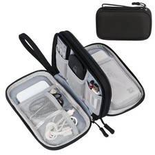 FYY Electronic Organizer, Travel Tech Pouch Bag, Cable Organizer Black