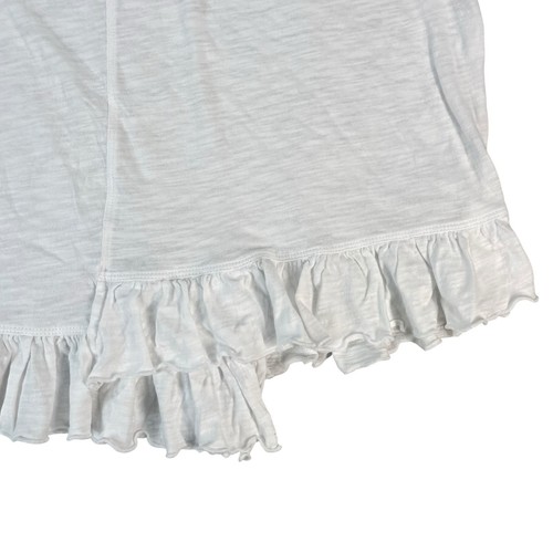 Sundance Ruffled Light Spirit Tee White Shirt Women's Size S Casual Classic Top - Picture 5 of 10