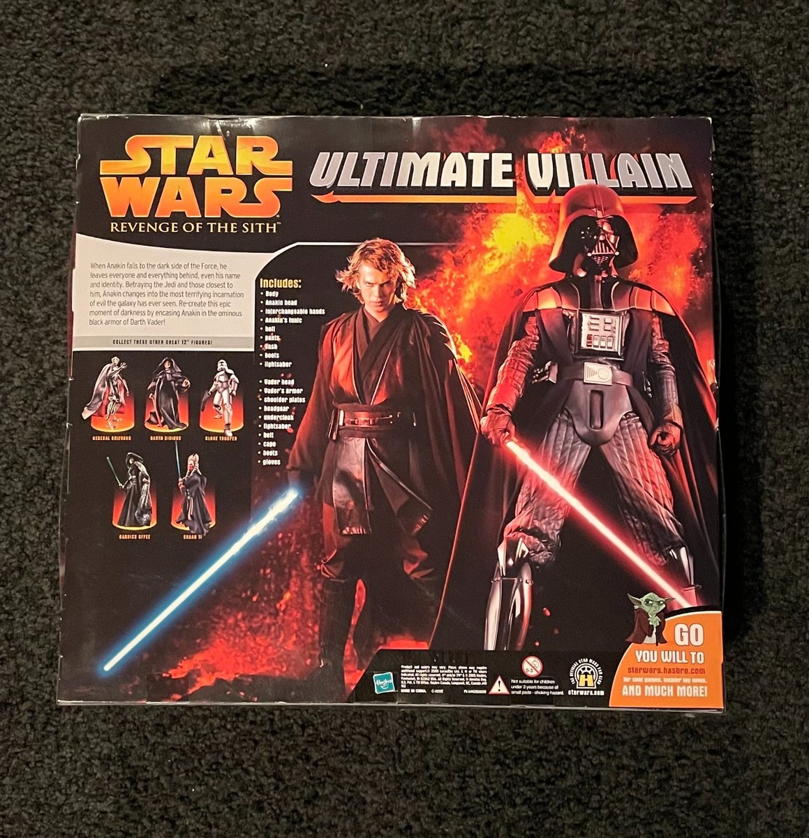 STAR WARS ULTIMATE VILLAIN フィギュアセット Hasbro Star Wars Revenge of the Sith Ultimate Villain Anakin-Darth