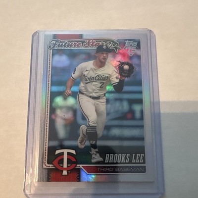 2026 Topps Series 2 # 610 - Brooks Lee Future Stars Rainbow Foil-Minnesota Twins