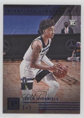 2020-21 Panini Chronicles Panini Blue 83/99 Jaden McDaniels #134 Rookie RC 0jr6