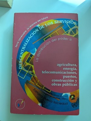 Descentralización de los servicios by Editorial Nueva Sociedad, Paperback, 1994 