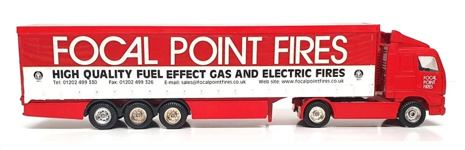 Corgi 1/64 Scale TY86704 - Volvo Curtainsider Truck - Focal Point Fires - Image 3 of 4