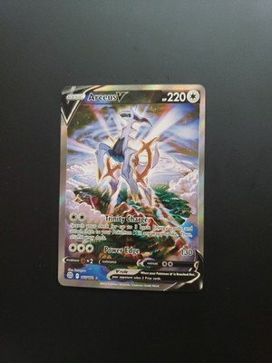 Arceus V (Alternate Full Art) Ultra Rare SWSH09: Brilliant Stars 166/172  NM/M