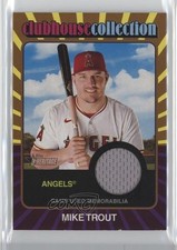 2024 Heritage High Number Clubhouse Collection Relics Gold 72/99 Mike Trout 19n6
