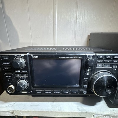 ICOM IC-7300 HF/50MHz Ham Radio Transceiver Black FCC ID AFJ376500