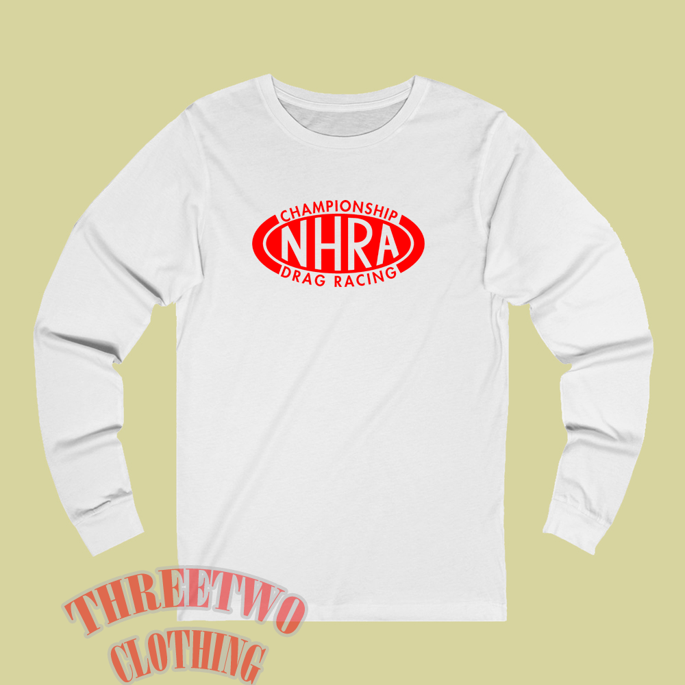 NHRA Drag Racing Championship Men's White Size S to 3XL