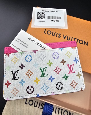 Unused Louis Vuitton x Takashi Murakami White & Pink Multicolor