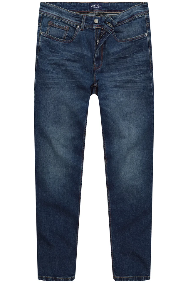 John F. Gee Herren große Größen Jeans Bauchfit Denim Straight Fit - Bild 1 von 1