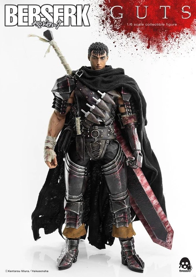 ThreeZero Berserk Guts (Black Swordsman) 1/6 Scale Action Figure Factory Sealed - Image 4 of 4