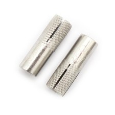 SCXCLY 20pcs Drop in Anchors, (5/16''-18) Knurled (5/16''-18), Silver