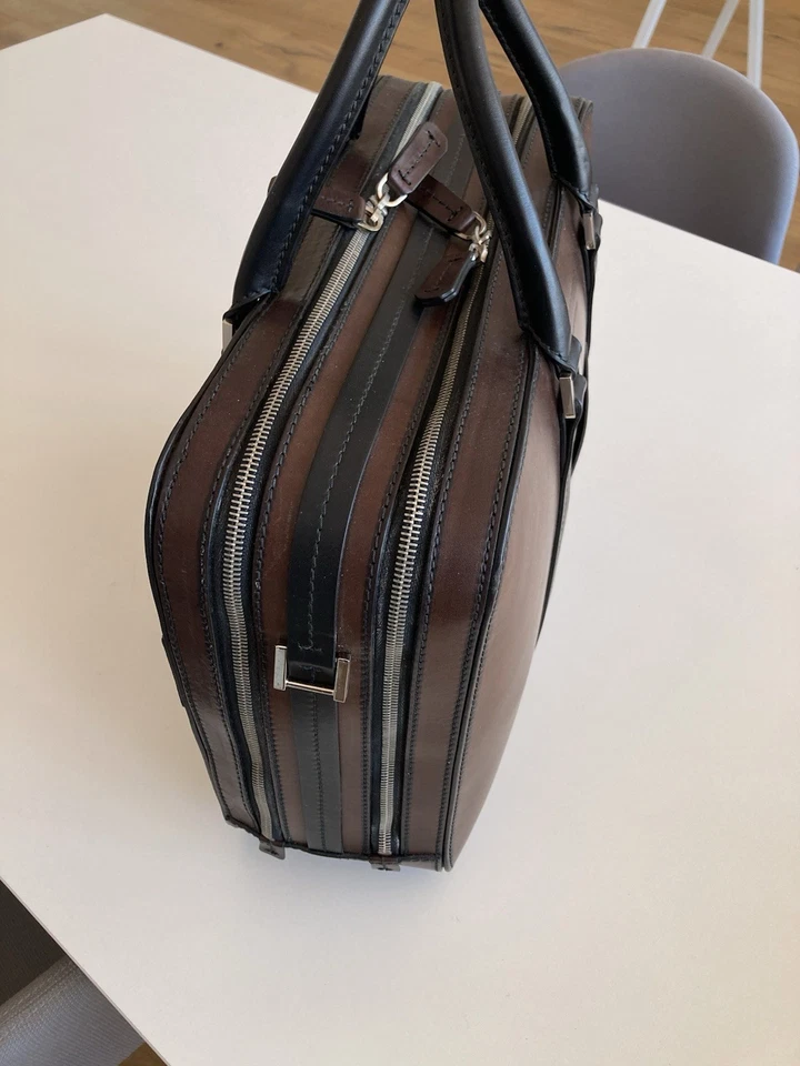 Dsquared2 Leather Men Briefcase Travel Bag - Imagen 3 de 4