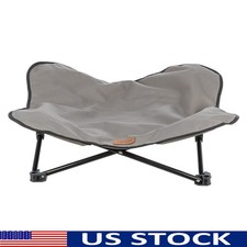 Portable Elevated Camping Cot Dogs Lightweight Folding Pet Bed W/ Carry Bag New
