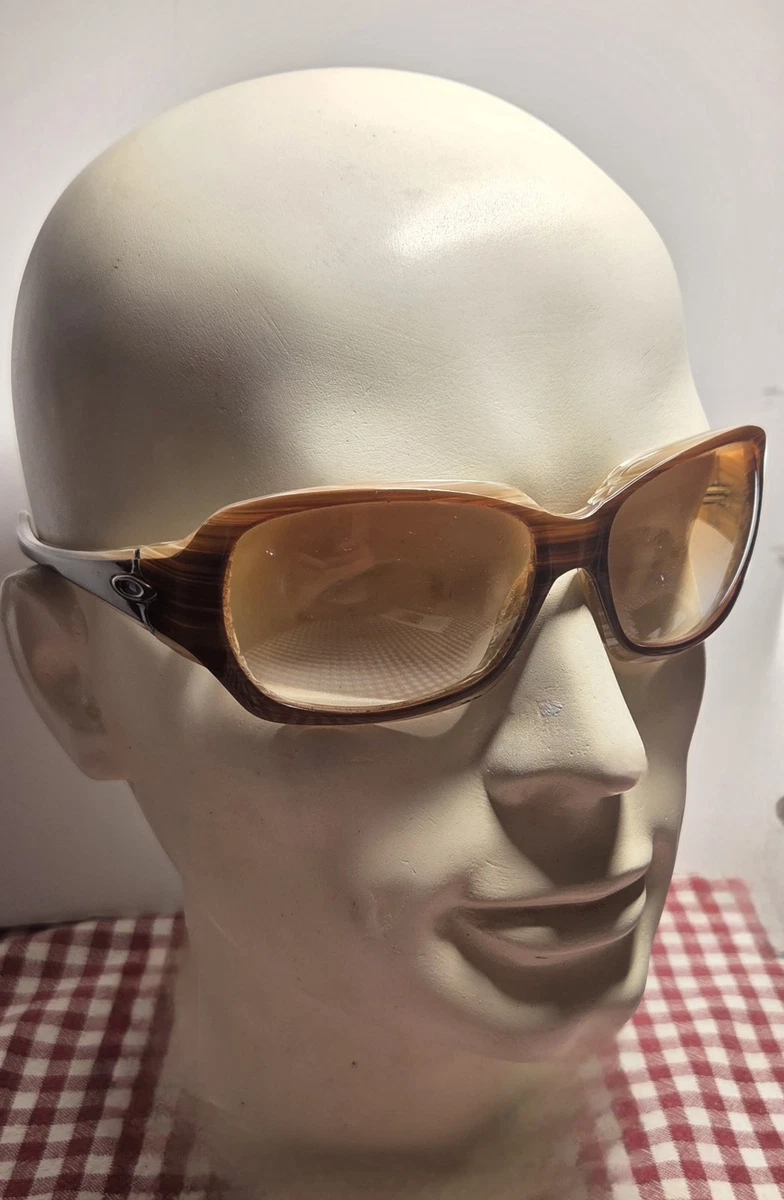Oakley Sunglasses Fives OS Sport Wrap Women Brown Amber Made in USA Case Pouch Oakley Brown Wrap Sunglasses for Women for sale | eBay main image 4