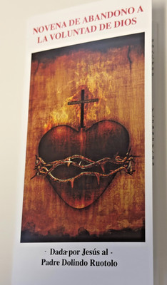 Novena de Abandono a La Voluntad de Dios, en triptico, del Padre Dolindo Ruotolo