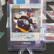 Upper Deck 2006-07 Be a Player Signatures Kimmo Timonen Predators #KT Auto