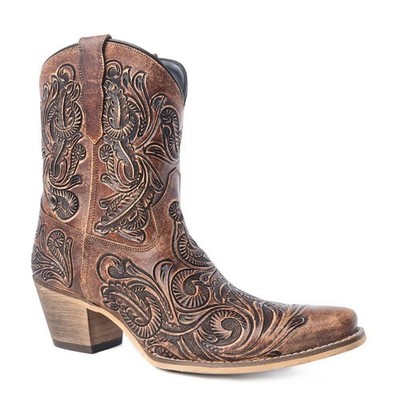 Damen Leder Western Stiefel Myra Boots S-12757