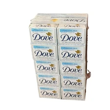 Vtg 30 Count Box Dove Sensitive Skin 1/4 Moisturizing Lotion Bar Soap 1 Oz Mini