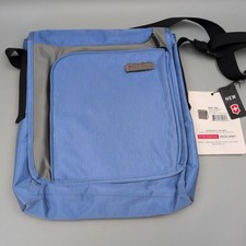Victorinox Swiss Army Short Hop Azul 14" Bolso Mensajero Hombres Correa Ajustable
