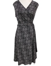 Vince Camuto True Full Wrap Dress Women’s Medium Sleeveless Career Wear Feminine