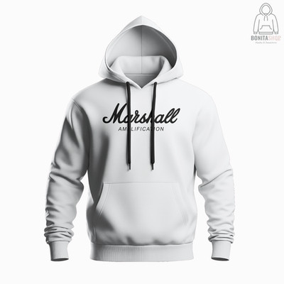 Marshall Amplification Music Logo HOODIE Funny Made In USA S-3XL