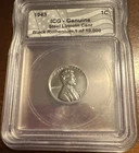 ICG Genuine 1943-P Lincoln Wheat Small Cent Steel Black Ruthenium Variety